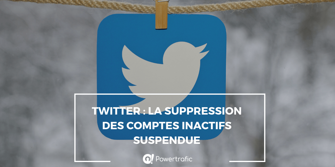 Twitter : la supression des comptes inactifs suspendue