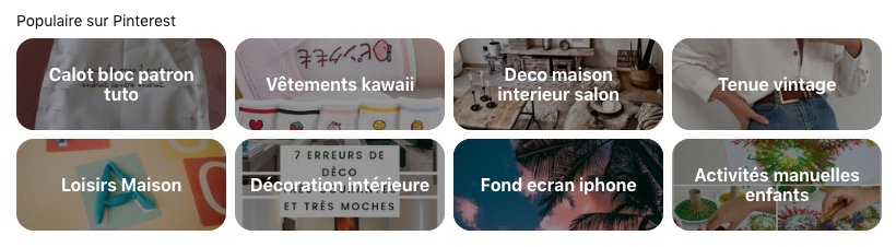 themes populaires pinterest